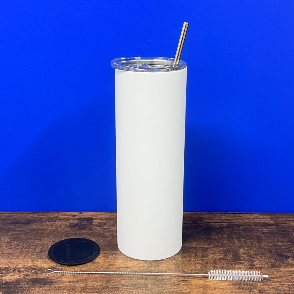 Skinny Tumbler 20oz Sublimacion Glow in the Dark