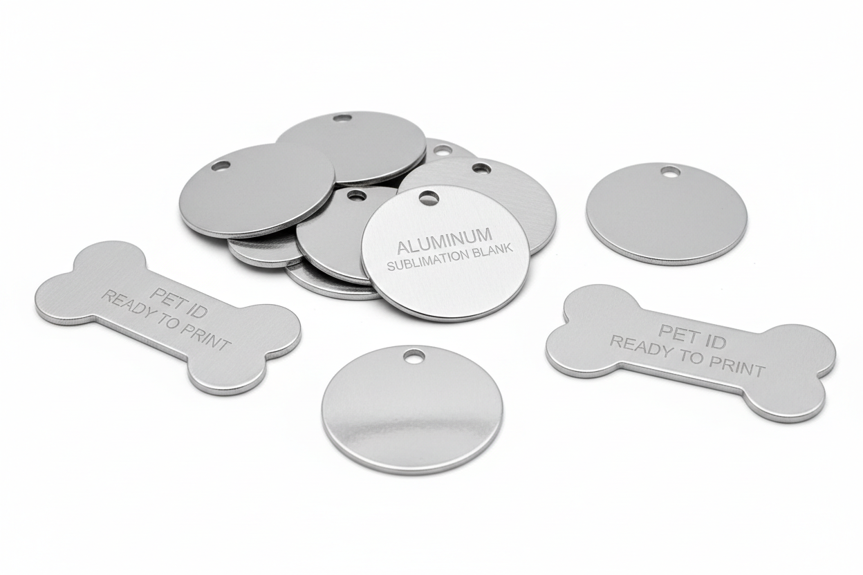 Dog Tags de sublimación en aluminio