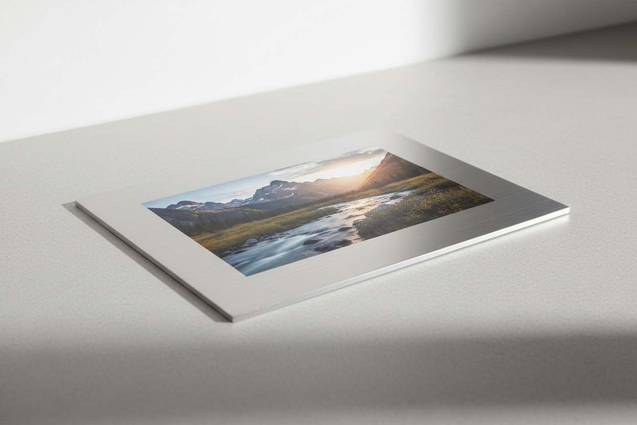 Placa 8" x 10" para Fotos (Aluminio)